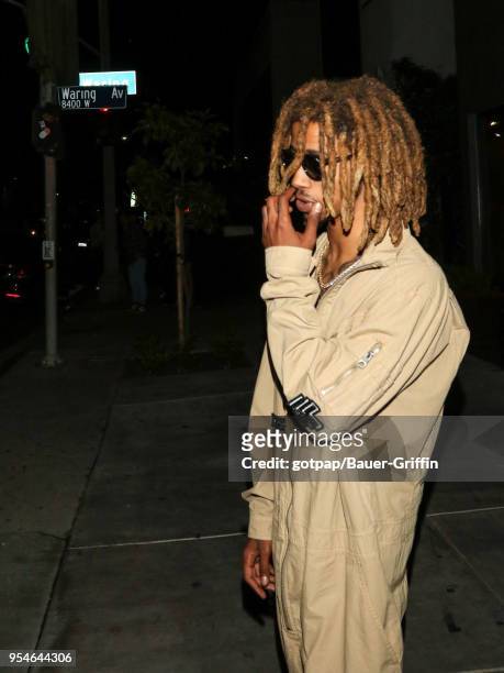 Lil Twist is seen on May 04, 2018 in Los Angeles, California.