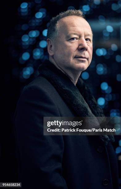 Singer and musician Jim Kerr of the rock group Simple Minds is photographed for Paris Match on November 30, 2017 in Paris, France.