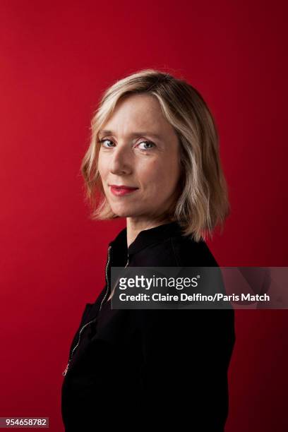 Actor Lea Drucker is photographed for Paris Match on January 26, 2018 in Paris, France.
