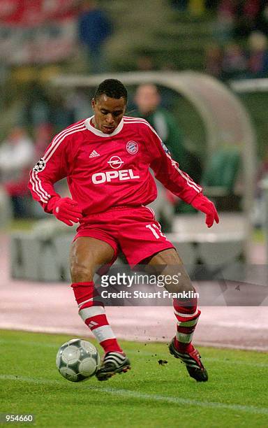 Paulo Sergio of Bayern Munich runs with the ball during the UEFA Champions League Group C match against Spartak Moscow played at the Olympic Stadium,...