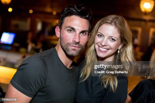 Erik Fellows and Hilary Barraford attend the Gregori J. Martin Birthday Party at Paloma on May 3, 2018 in Los Angeles, California.