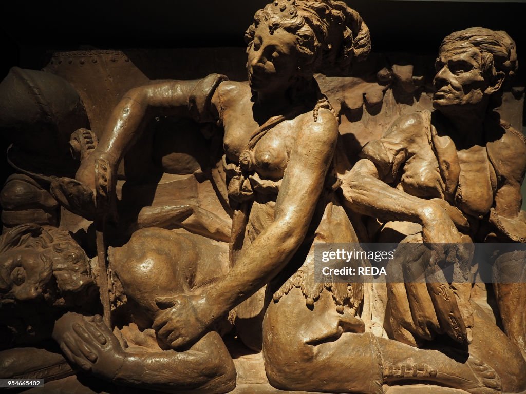 Judith and Holofernes bas-relief.