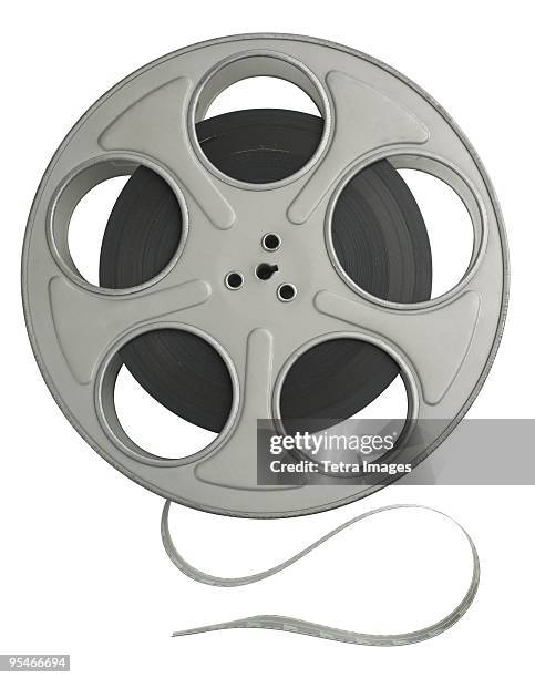 reel of film - cinta de película fotografías e imágenes de stock