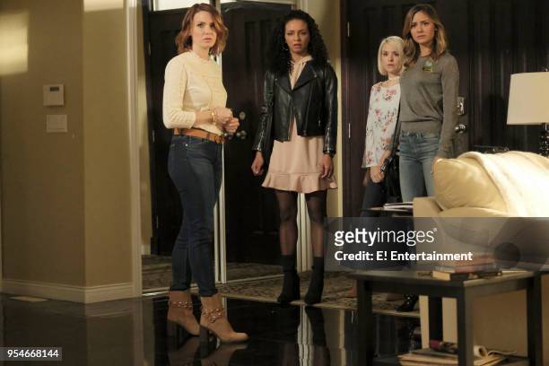 Paso Robles" Episode 208 -- Pictured: Holly Fain, Carra Patterson as Ingrid, Brea Grant as Tessa, Christine Evangelista as Megan Morrison --