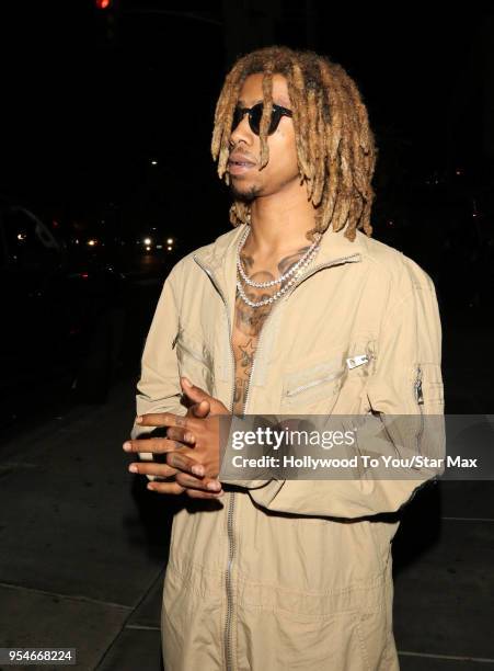 Lil Twist is seen on May 3, 2018 in Los Angeles, California.