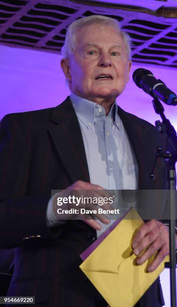 Derek Jacobi attends the Acting For Others Golden Bucket Awards at The Prince of Wales Theatre on May 4, 2018 in London, England.