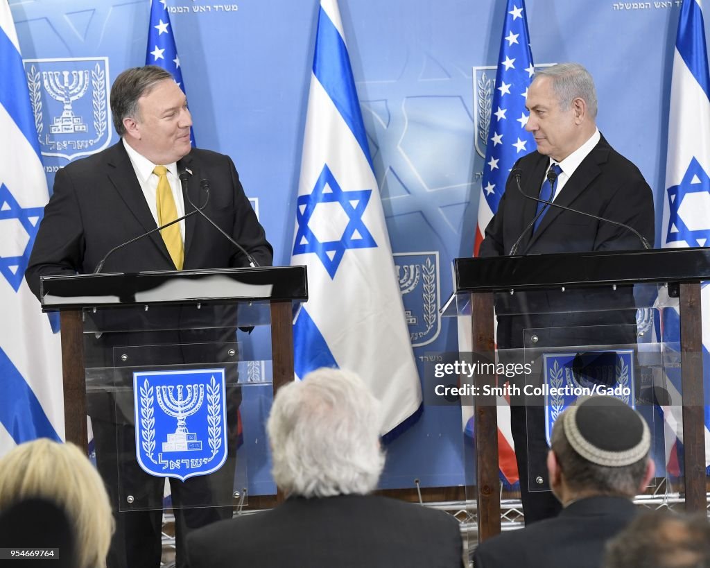State Pompeo Meets Israeli PM