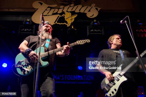 Steve Earle and Kelley Looney perform at Tipitina's on May 1, 2018 in New Orleans, Louisiana.