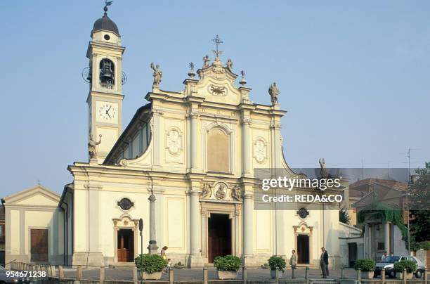 Sant'ambrogio church, cinisello balsamo, Italy.