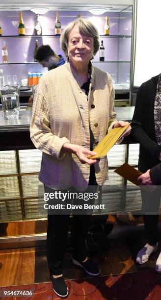 Maggie Smith attends the Acting For Others Golden Bucket Awards at The Prince of Wales Theatre on May 4, 2018 in London, England.