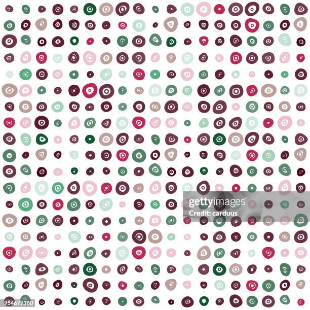 multi-colored doodle seamless pattern - russian textile pattern stock illustrations