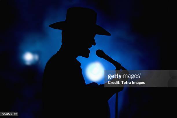 male singer - countrymuziek stockfoto's en -beelden