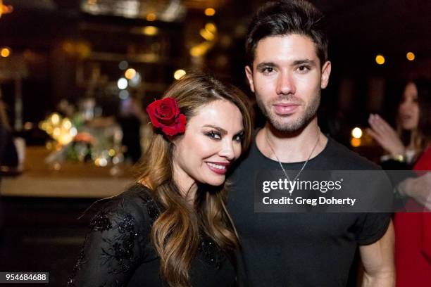 Lilly Melgar and Kristos Andrews attend the Gregori J. Martin Birthday Party at Paloma on May 3, 2018 in Los Angeles, California.