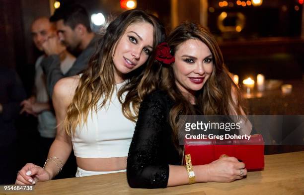 Celeste Fianna and Lilly Melgar attend the Gregori J. Martin Birthday Party at Paloma on May 3, 2018 in Los Angeles, California.