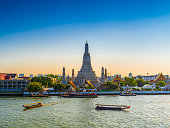 Wat Arun Temple of dawn in Bangkok Thailand