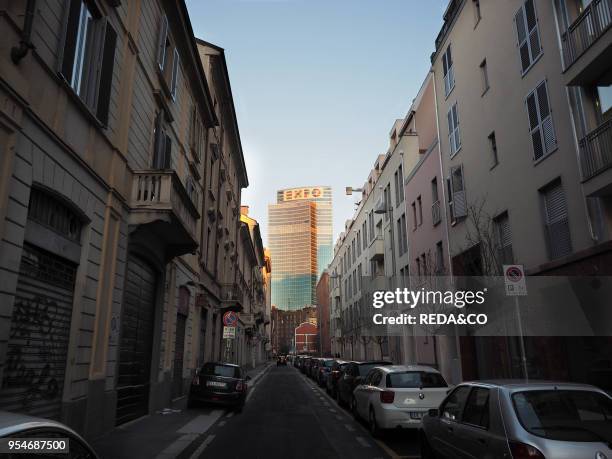 Isola district, Porta Nuova, Palace of the Council of Lombardy, Milan, Lombardy, Italy, Europe.