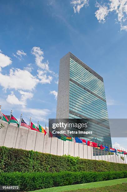 united nations building - onu stock pictures, royalty-free photos & images
