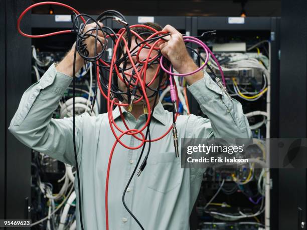 Server Mess 70 Messy Server Room Stock Photos, High-Res Pictures, and Images ...