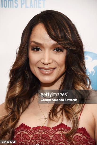 Actress, dancer and singer Mayte Garcia arrives at The Single Mom's Awards presented by Single Moms Planet at The Peninsula Beverly Hills on May 4,...