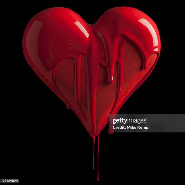 heart - bloody heart stock pictures, royalty-free photos & images