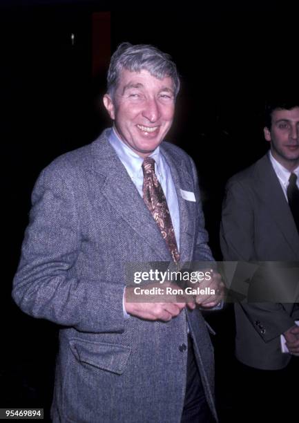 Author John Updike attends 10th Annual Poets and Writers Gala on October 22, 1980 at Roseland Ballroom in New York City.