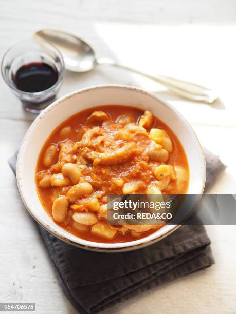 Tripe, Milanese style, trippa alla Milanese, Milan, Lombardy, Italy, Europe.