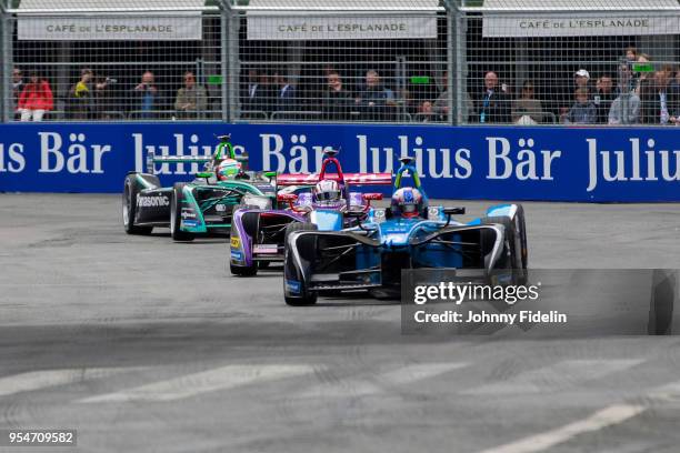 Nicolas Prost of Renault-e.dams during the 2018 FIA Formula E Championship Qatar Airways Paris E Prix on April 28, 2018 in Paris, France.