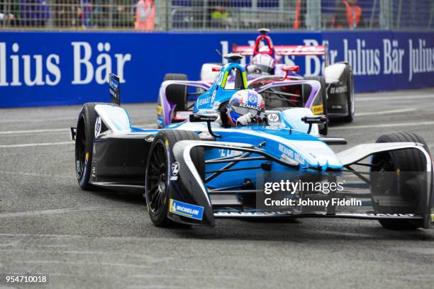 Nicolas Prost of Renault-e.dams during the 2018 FIA Formula E Championship Qatar Airways Paris E Prix on April 28, 2018 in Paris, France.