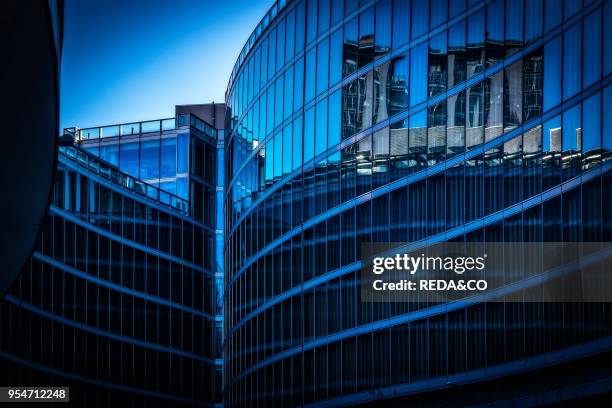 Detail, Palazzo Lombardy, Milan, It is the main seat of the government of Lombardy, Lombardy, Italy, Europe.