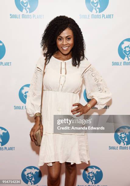 Actress Vinessa Antoine arrives at The Single Mom's Awards presented by Single Moms Planet at The Peninsula Beverly Hills on May 4, 2018 in Beverly...