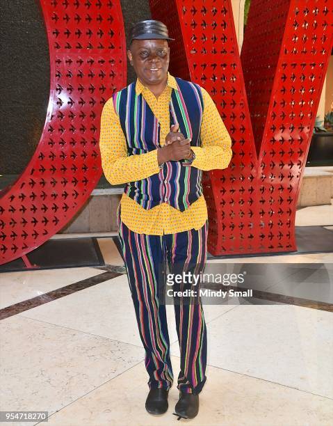 Recording artist Phillip Bailey of Earth, Wind & Fire attends a photocall at The Venetian Las Vegas for the band's six-show residency on May 4, 2018...
