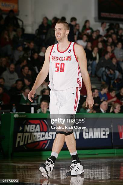 Mike Williams of the Maine Red Claws walks down the court during the NBA D-League game against the Tulsa 66ers on December 13, 2009 at the Portland...