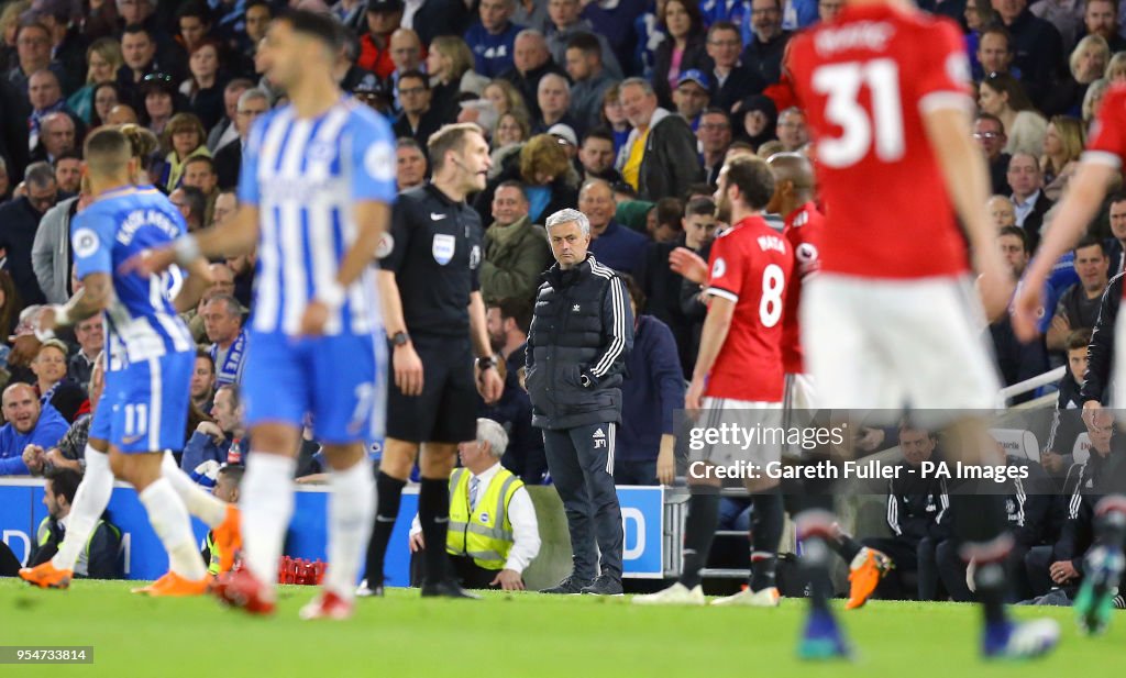 Brighton & Hove Albion v Manchester United - Premier League - AMEX Stadium