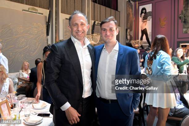 Playboy CEO Ben Kohn and Playboy Chief Creative Officer Cooper Hefner attend Playboy's 2018 Playmate of the Year Celebration at Beauty & Essex on May...
