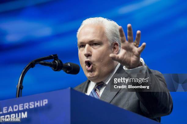 Matt Schlapp, chairman of the conservative lobbying organization American Conservative Union, speaks at the National Rifle Association Institute for...