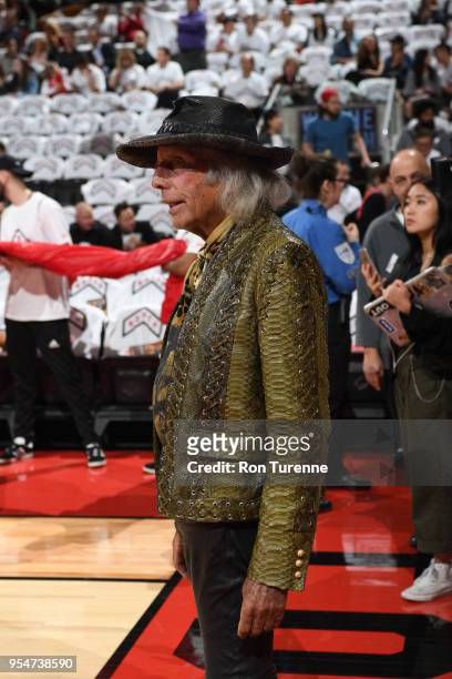 James Goldstein looks on before the game between Cleveland Cavaliers and Toronto Raptors in Game Two of Round Two of the 2018 NBA Playoffs on May 3,...