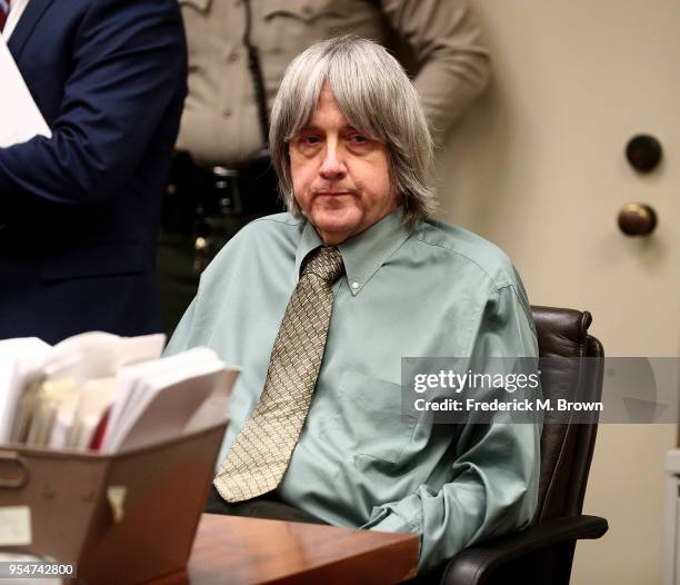 David Allen Turpin, accused of abusing and holding 13 children captive, appears in court on May 4, 2018 in Riverside, California. According to...