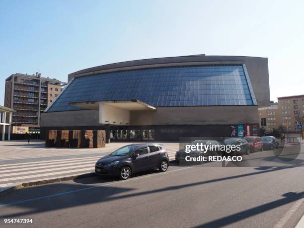 Arcimboldi Theatre, Viale de' Innovazione street, Bicocca area, Milan, Lombardy, Italy, Europe.