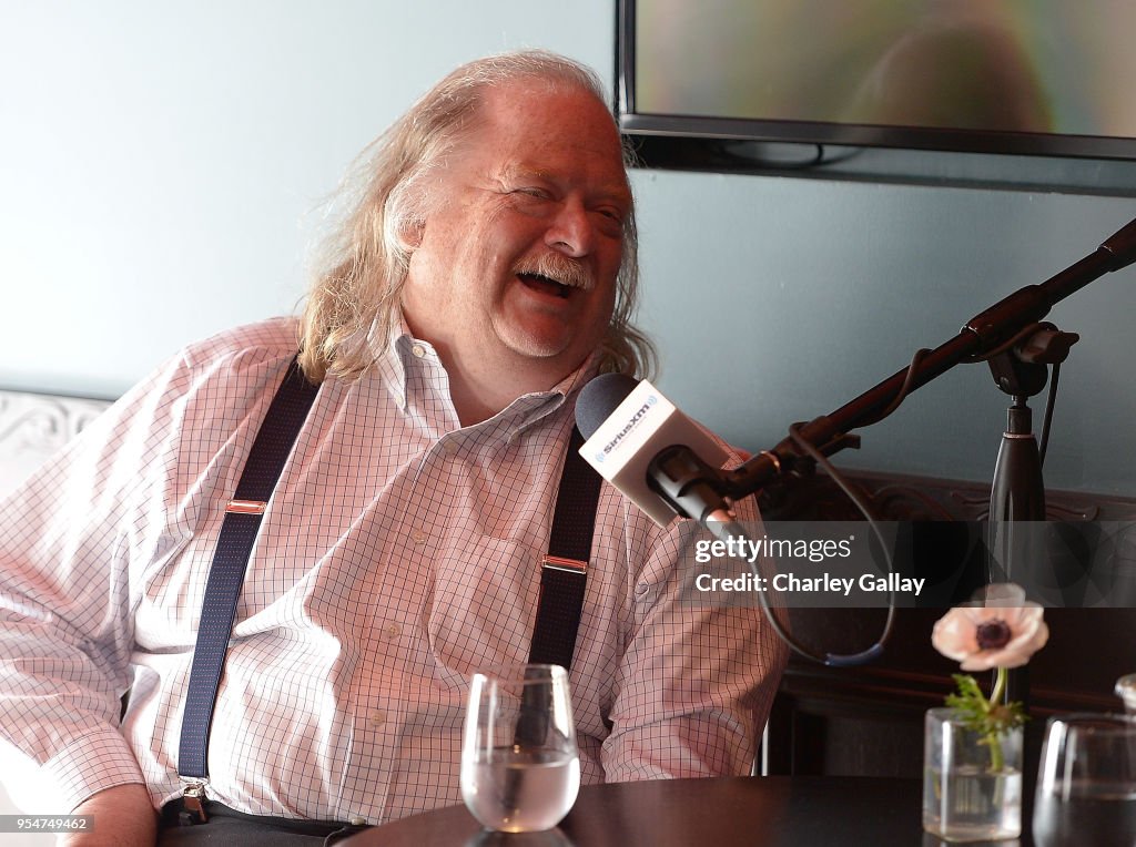 Restaurateur and SiriusXM host Will Guidara tapes his SiriusXM show, First Date with Will Guidara, featuring Los Angeles Times food critic Jonathan Gold