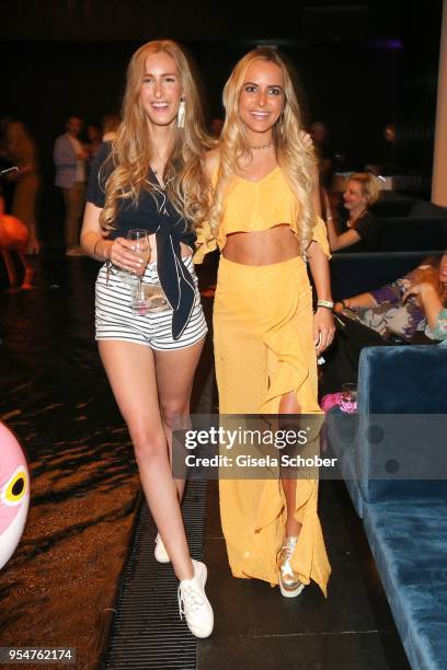 Blogger Leslie Huhn and Chiara Bransi during the Grand Opening of Roomers Spa by Shan Rahimkhan on May 4, 2018 in Munich, Germany.