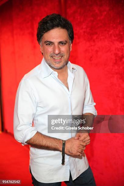 Hairstylist Shan Rahimkan during the Grand Opening of Roomers Spa by Shan Rahimkhan on May 4, 2018 in Munich, Germany.