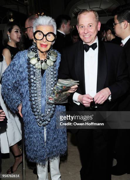 Iris Apfel attends the 2018 China Fashion Gala at The Plaza Hotel on May 4, 2018 in New York City.