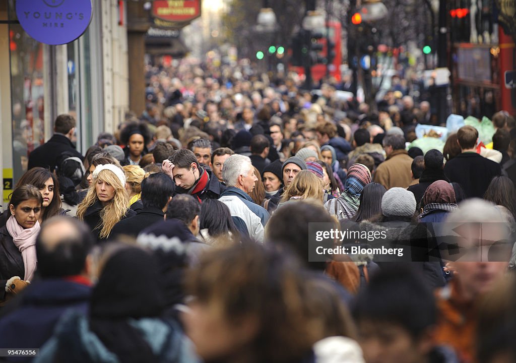 Shoppers Hit The Sales After Christmas Day