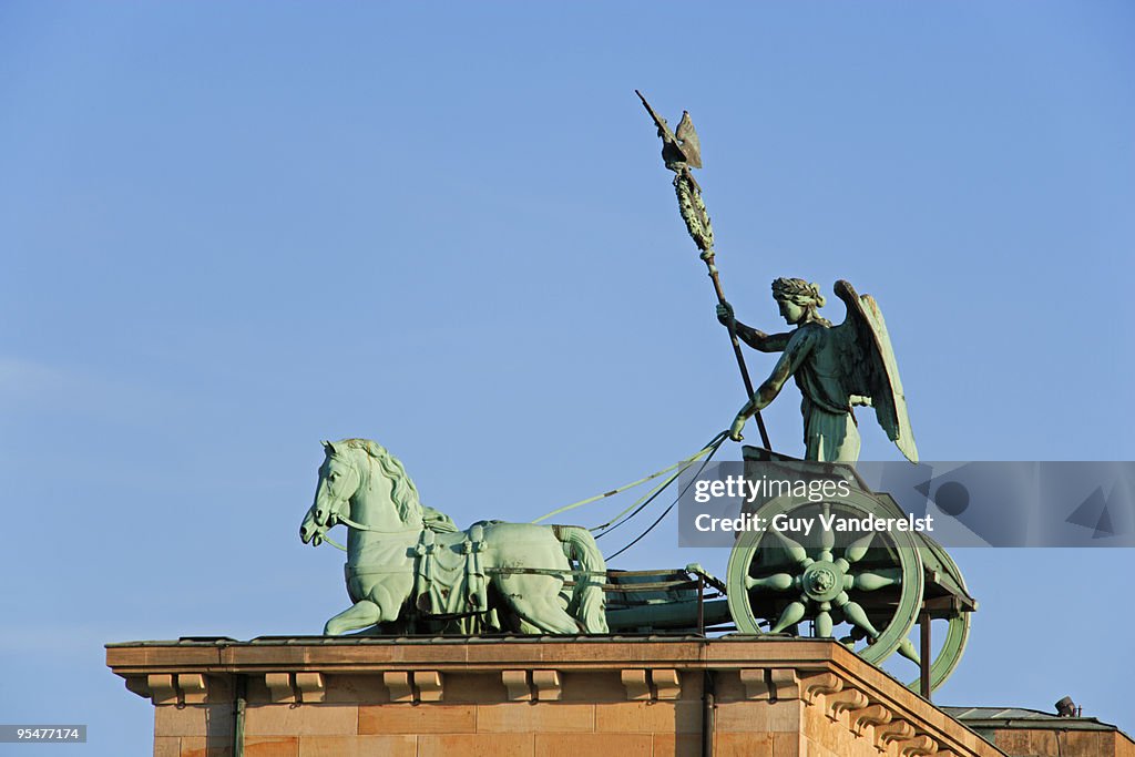 Quadriga on top of the Brandenburg Gate