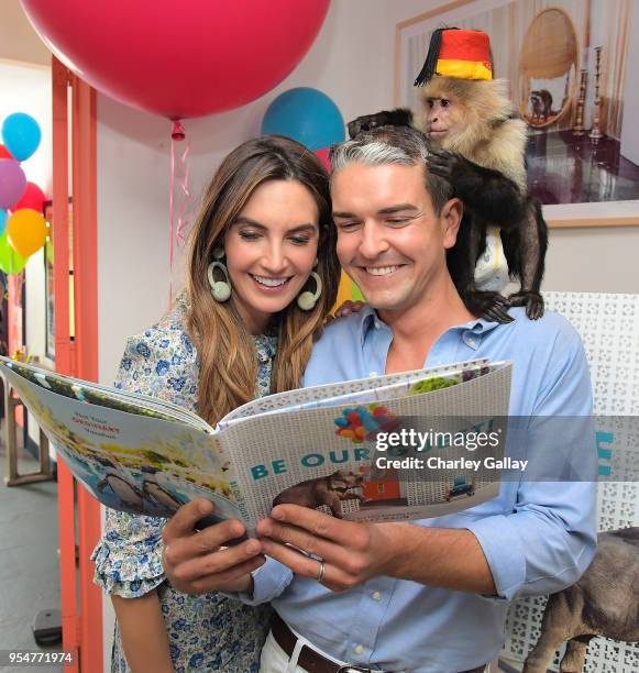 Author and photographer Gray Malin and Elizabeth Chambers celebrate Gray Malin's First Children's Book, "Be Our Guest!" at his West Hollywood studio...