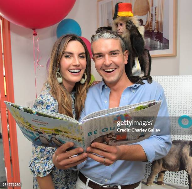 Author and photographer Gray Malin and Elizabeth Chambers celebrate Gray Malin's First Children's Book, "Be Our Guest!" at his West Hollywood studio...