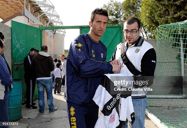 Christian Panucci of FC Parma during the training session at Ta Qali Stadium on December 29, 2009 in Malta, Malta.