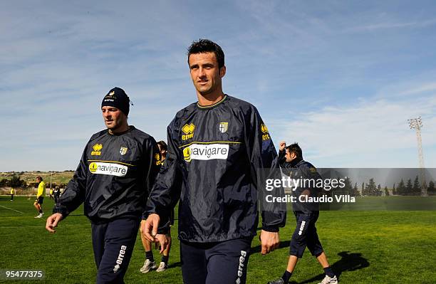 Christian Panucci of FC Parma during the training session at Ta Qali Stadium on December 29, 2009 in Malta, Malta.