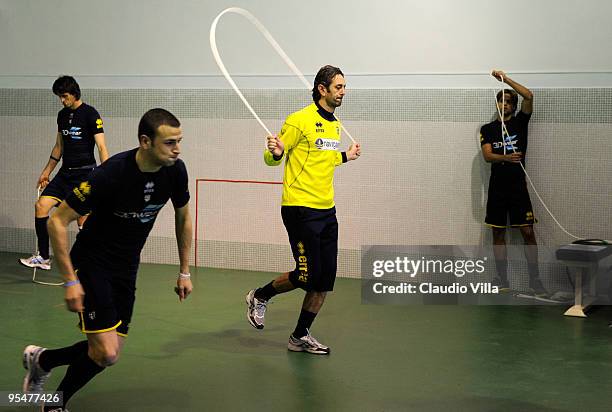 Nicola Pavarini of FC Parma during the training session at Ta Qali Stadium on December 29, 2009 in Malta, Malta.