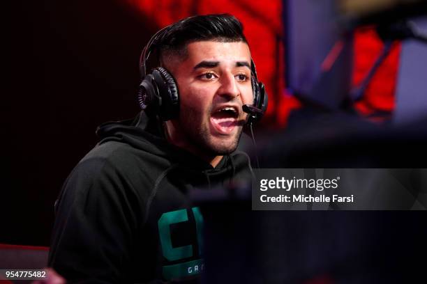 Mel East of Celtics Crossover against Heat Check Gaming during the NBA 2K League Tip Off Tournament on May 4, 2018 at Brooklyn Studios in Long Island...